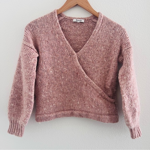Madewell Sweaters - Madewell Wrap-Front Pullover Sweater